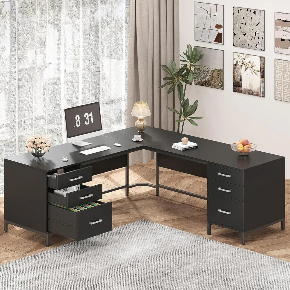 59-l-shaped-desk-with-6-wood-drawers-large-home-office-corner-computer-desk-with-storage-file-cabinet-modern-metal-wood-desk