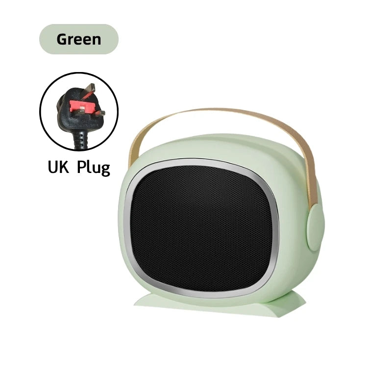 MSS 1200W PTC Ceramic Electric Heater - Fast Heating Air Warmer with Anti-Tip Over Home Office Winter Heating Appliance