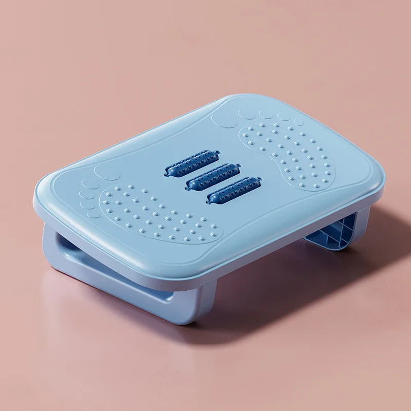 Ergonomic Foot Stool Massage Rollers Footrest With Anti-slip Strip Under Desk Foot Rest For Children Adults Old Man