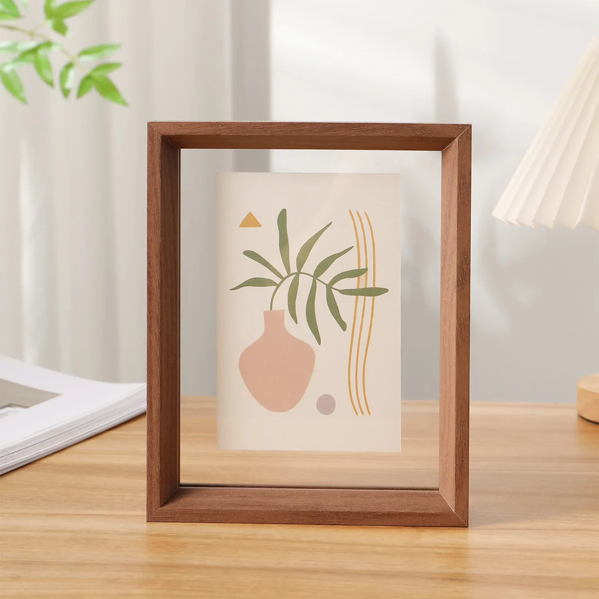 Double-Sided Clear Acrylic Photo Frame Versatile Display Case for Specimens and Artwork Picture Frame for Home