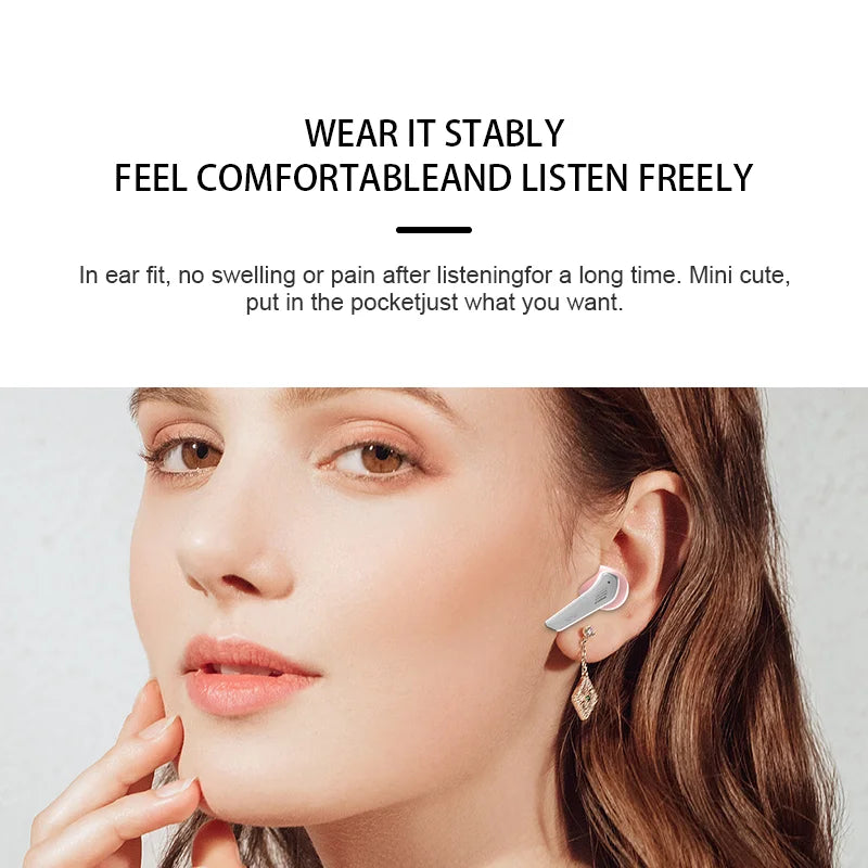 Wireless Earbuds Bluetooth 5.3 Earbuds Stereo Bass in-Ear Noise Cancelling Mic Earphones IP7 Waterproof Sports 30H