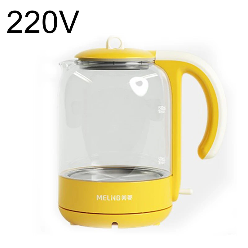 2025 New Meiling Household and Commercial Electric Kettle Chinese Style Small Fresh Glass Anti dry Burn Protection