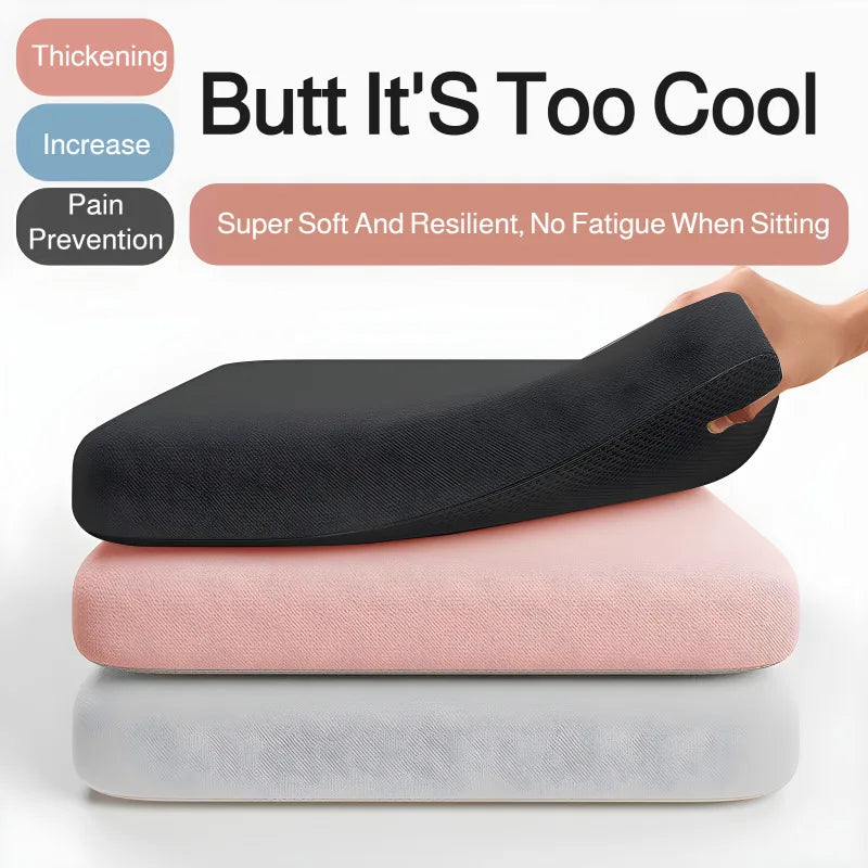 Memory Foam Office Chair Cushion Buttocks Sitting Summer Cool Cushion Not Afraid of Long Time Sitting Soft Comfortable