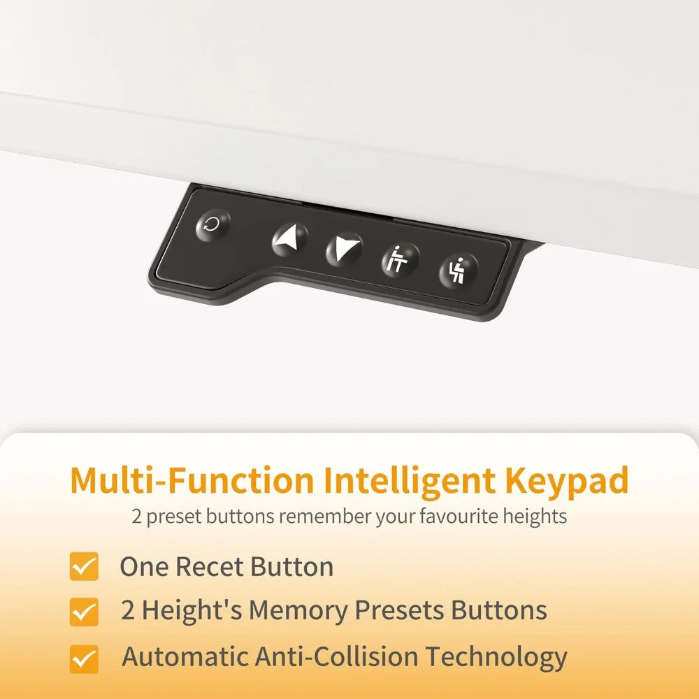44x24 Inches Standing Desk,Height Adjustable Electric Standing Desk,Stand up Table,Sit Stand Home Office Desk