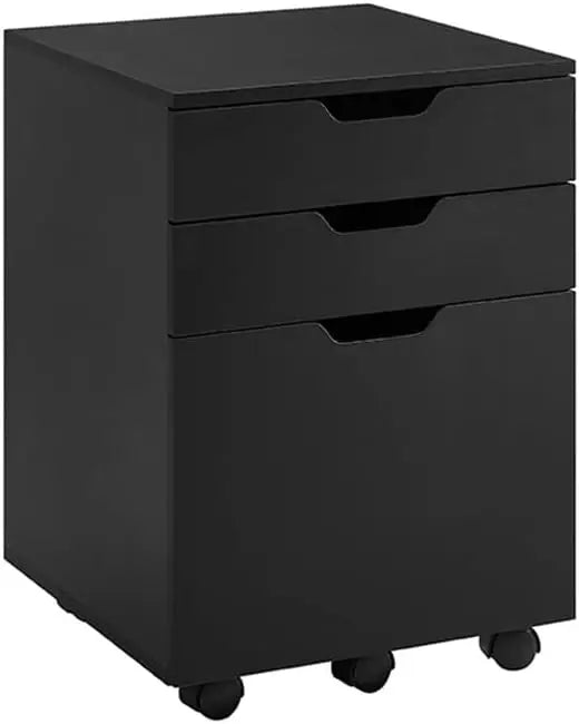 Alice Mobile Filing Cabinet (Black) - OVAMYOFCCBB - cabinet / United States