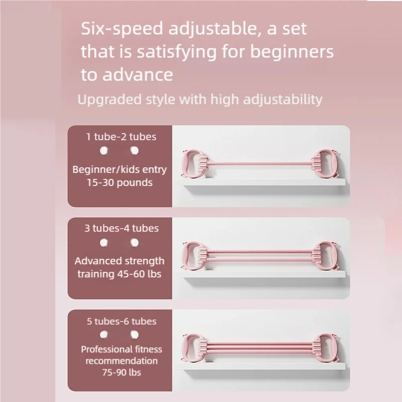 Stretch Strap Yoga 6 Ropes Adjusted Tensioner Yoga Tool Open Back Practice Shoulder Yoga Stretching Belt Elastic