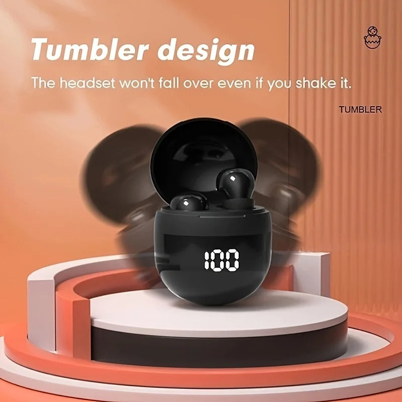 Invisible Mini Earbuds Wireless Low Profile Micro Smallest Tiny Discreet Hidden Earbuds for Work Small Headphones