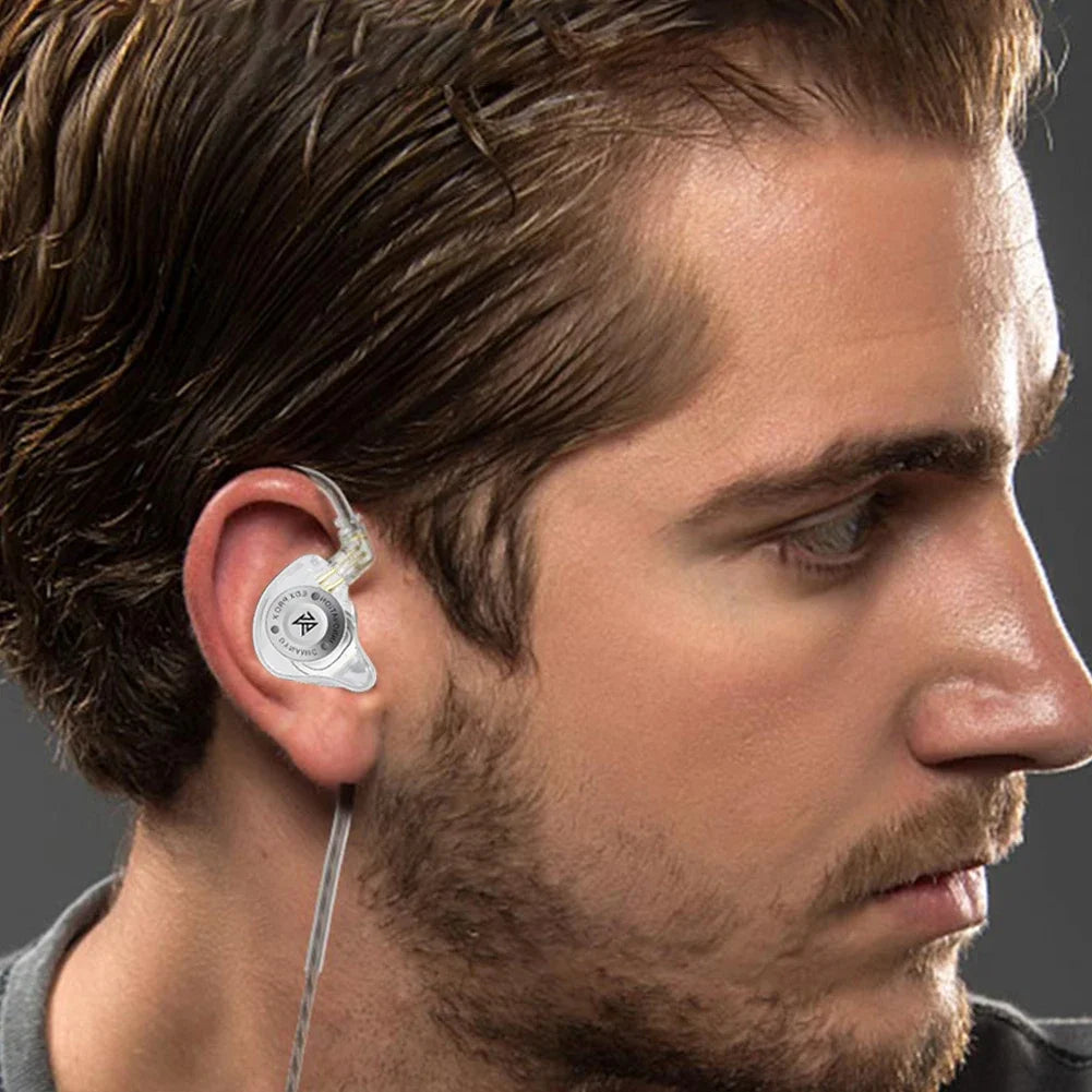 KZ EDX PRO 3.5 Mm Jack Sport Wired Earbuds In-Ear Headsets Comfortable Wearing Wire In-Ear Earbuds Headset