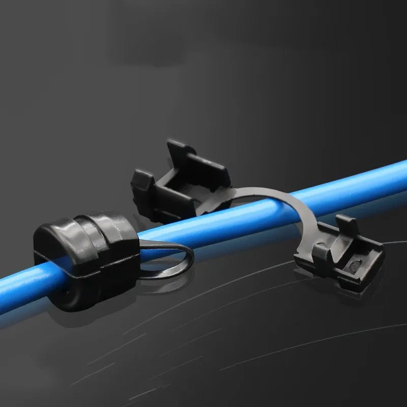 100pcs Plastic Strain Relief Bushing Cable Holder 6N-4 Power Cord Buckle Clamp Wire Grommet Protective Cover Wiring