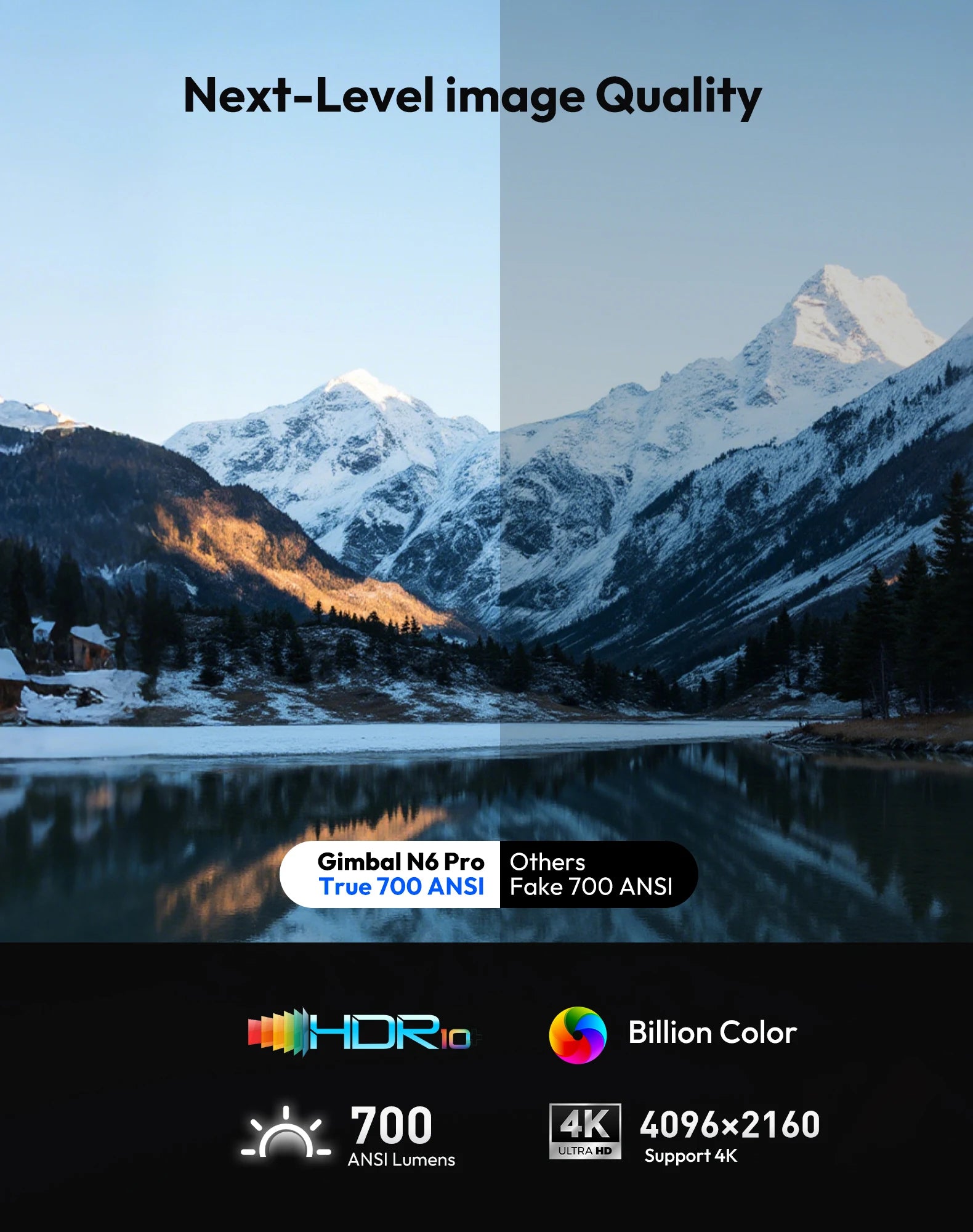 XGODY Projector 26000 Lumens Netflix Official 4K 32GB Projector Voice Control Whale OS WIFI BT5.4 Home Theater