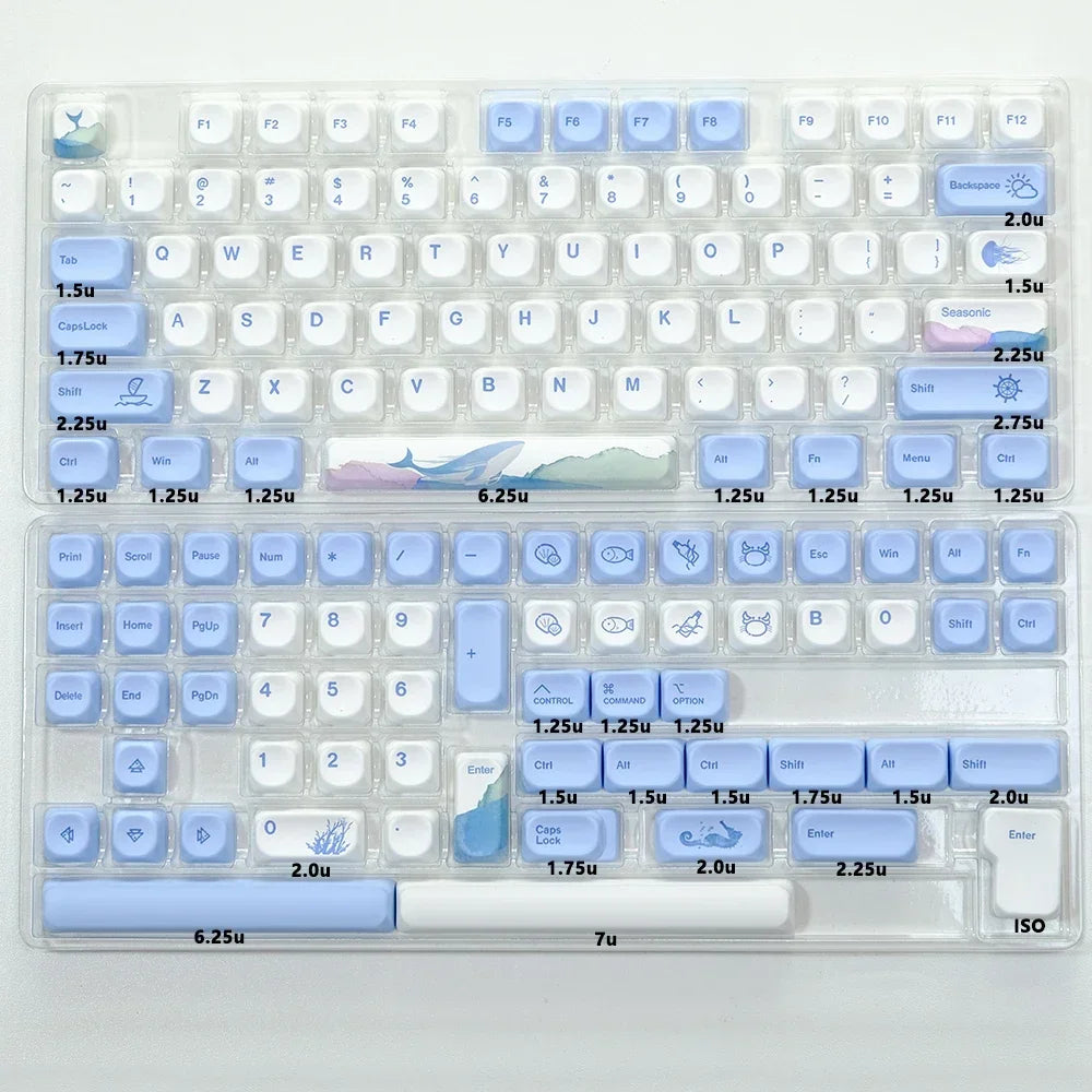 KBDiy 139 Keys/Set KOA Profile Korean Keycaps GMK 9009 for Mechanical Keyboard Keycap MX Switches Custom Retro PBT Key