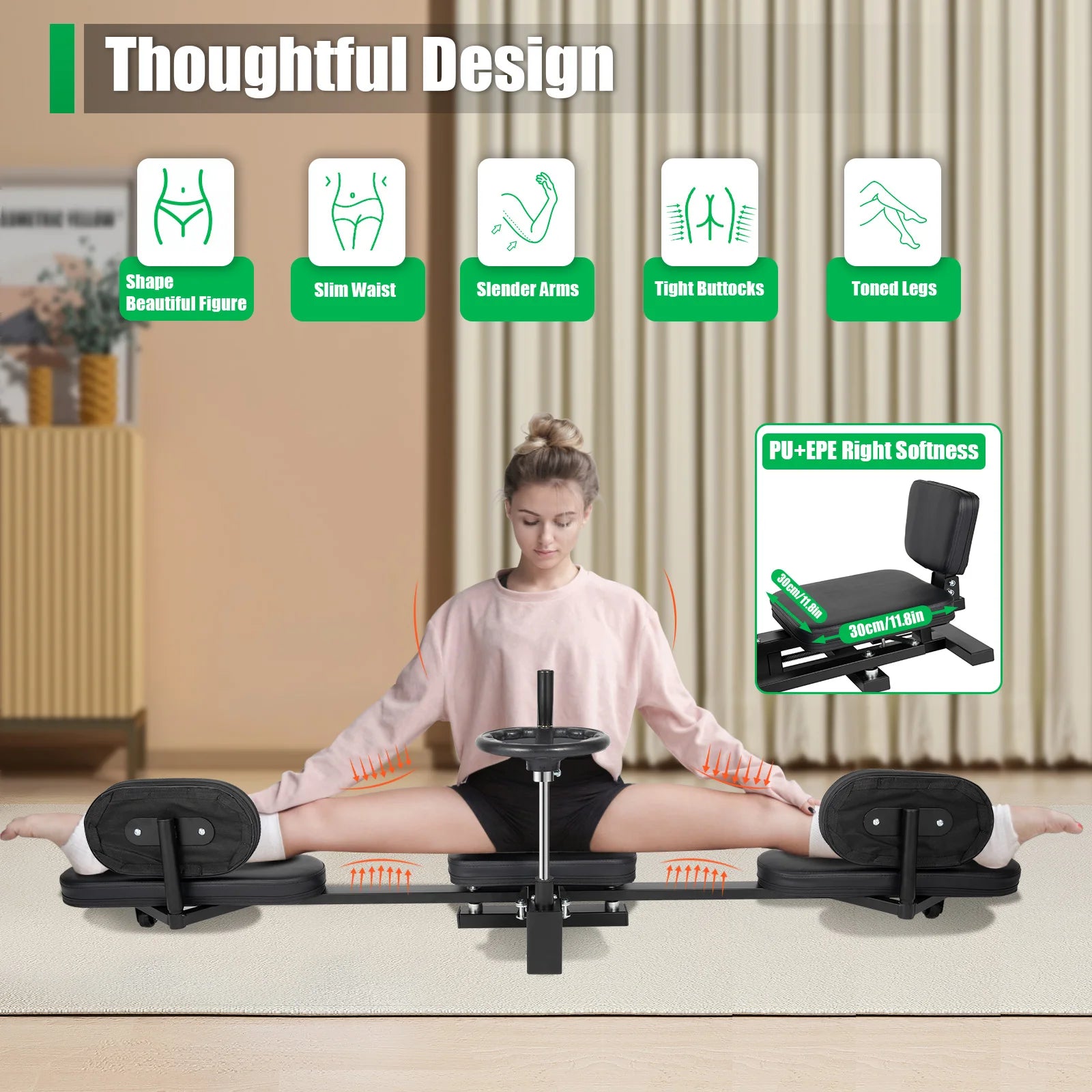 leg-stretcher-fitness-training-equipment-sports-flexibility-stretching-machine-3-bar-100kg-for-ballet-yoga-home-gym-exercise